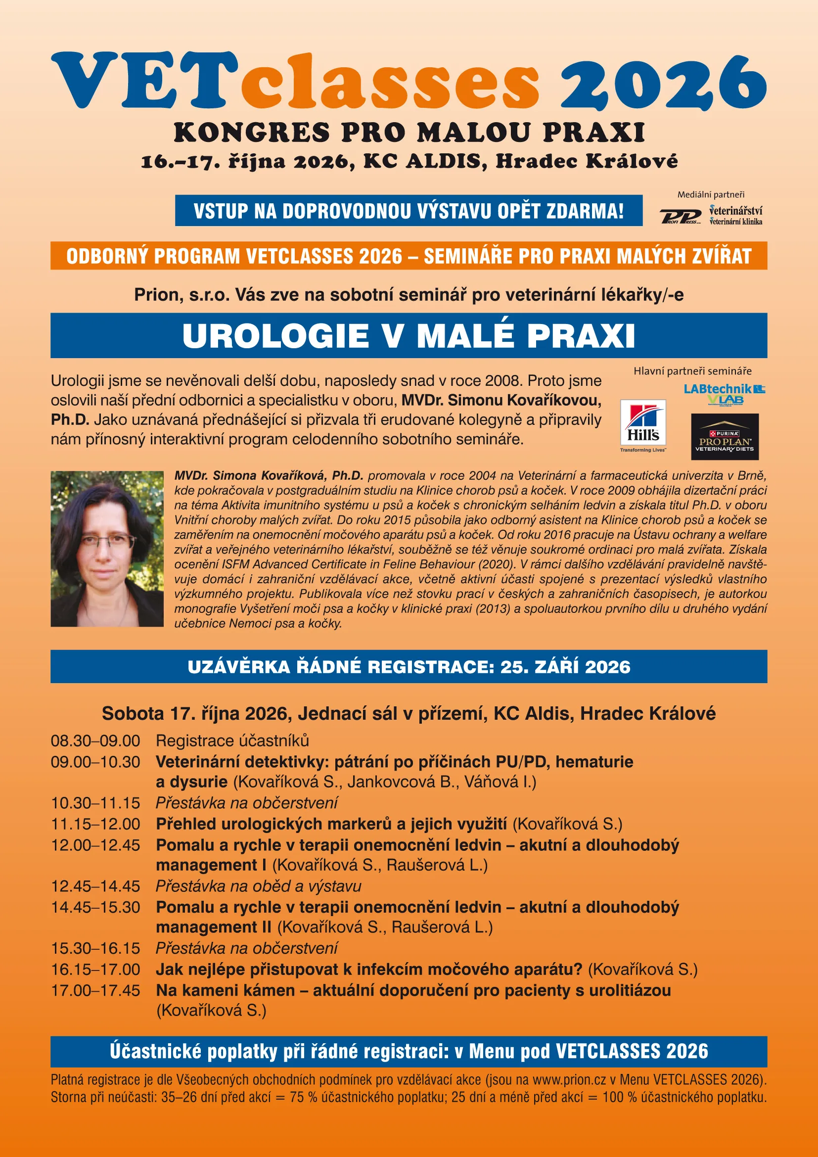 Program semináře Urologie v malé praxi