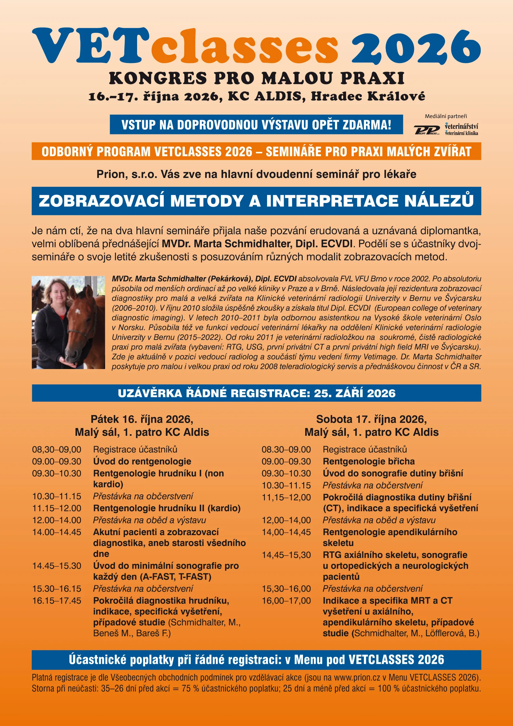 Program semináře Zobrazovací metody